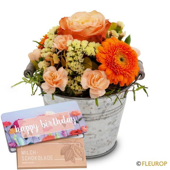 Good Feeling mit Munz Schoggi-Tafel «Happy Birthday»