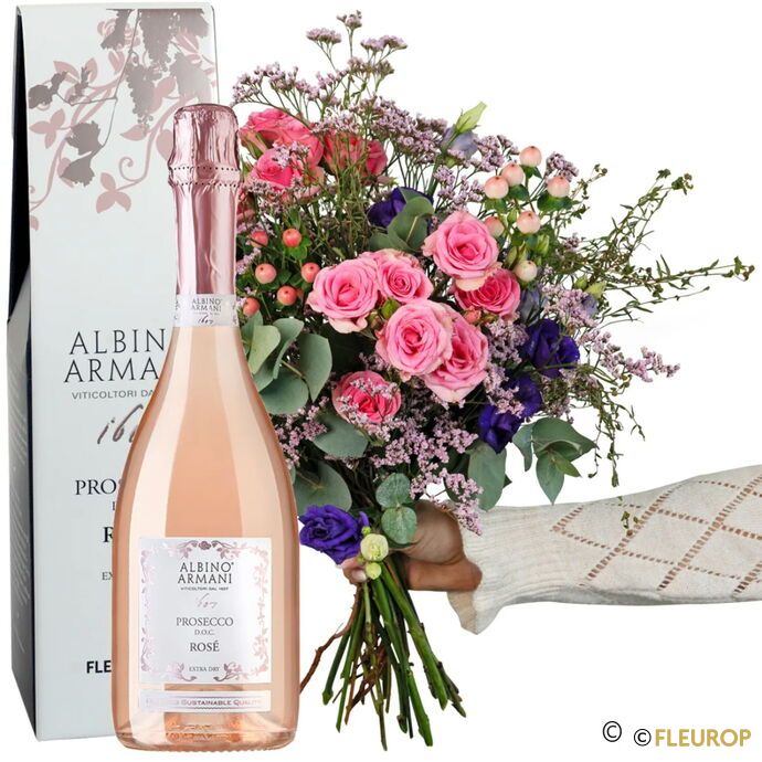 Soft Bloom mit Prosecco Rosé Albino Armani DOC (75 cl)
